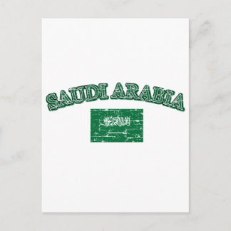 Fußballdesign Saudi-Arabiens Postkarte