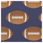 Fußbälle auf blau, Muster, Stoff (Nahaufnahme)