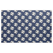 Fußbälle auf blau, Muster Stoff (Fat Quarter (45,7 x 55,9 cm))