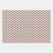 Fußbälle auf Light Asche Grau Geschenkpapier Set (Vorderseite 2)