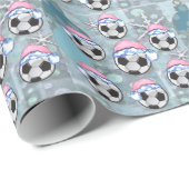 FUßBÄLLE GESCHENKPAPIER (Rolleneckpunkt)