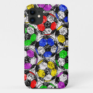 FUSSBÄLLE IN DER CHAOTISCHEN FARBE Case-Mate iPhone HÜLLE