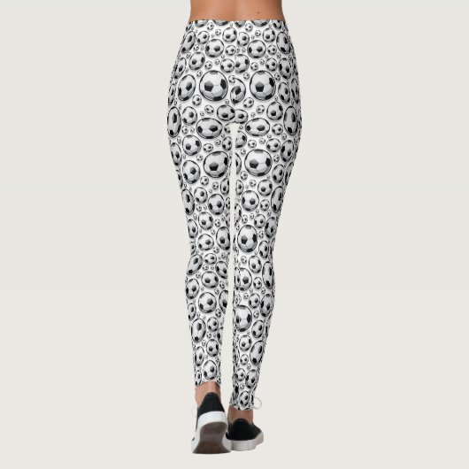 Fußbälle Leggings (Rückseite)