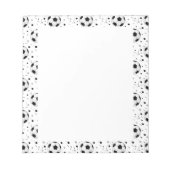 Fußbälle Notizblock (Vorderseite)