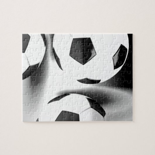 Fußbälle Puzzle (Horizontal)