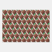 Fußbälle Sport Design Wrapper Sets Geschenkpapier Set (Vorderseite 2)