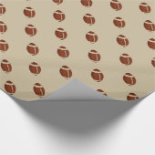 Fußbälle Sport Geburtstag Geschenkpapier (Ecke)