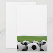 Fußbälle stationär briefpapier (Vorne/Hinten)