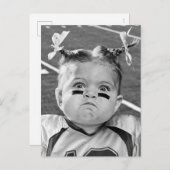 Fußballee Einladungspostkarte (Vorne/Hinten)