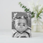 Fußballee Einladungspostkarte (Stehend Vorderseite)