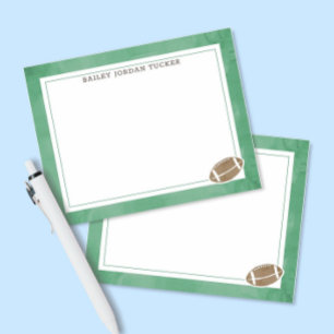 Fußballee Grüne Stationierungskarte Mitteilungskarte