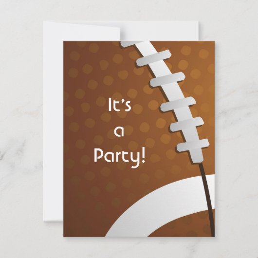 Fußballeinladung Einladung (Vorderseite)