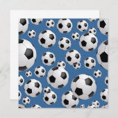 Fußballeinladung Einladung (Vorne/Hinten)