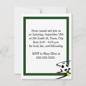 Fußballeinladungen Einladung (Rückseite)