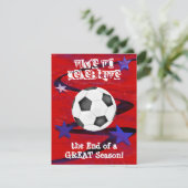 Fußballeinladungen Einladung (Stehend Vorderseite)