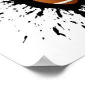 Fußballexplosion Poster (Ecke)