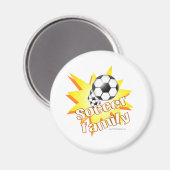 Fußballfamilie Magnet (Vorderseite/Rückseite)