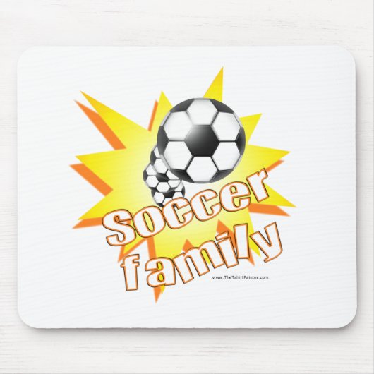 Fußballfamilie Mousepad (Vorne)