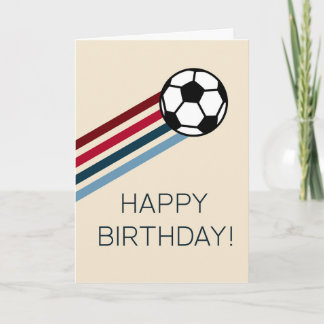 Fußballfan Alles Gute zum Geburtstag Karte für ihn