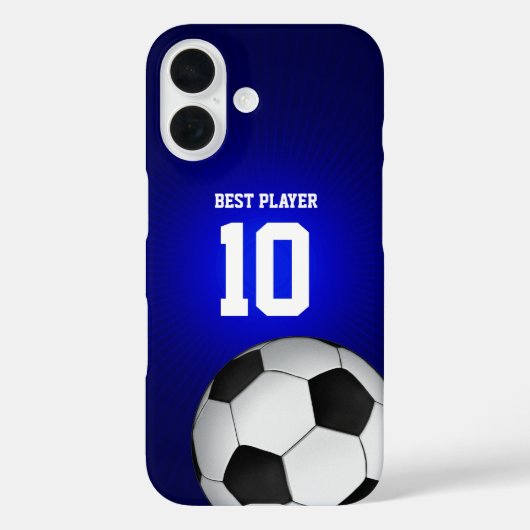 Fußballfan | Best Player No Case-Mate iPhone Hülle (Rückseite)