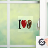 Fußballfan Fensteraufkleber (Zuhause)