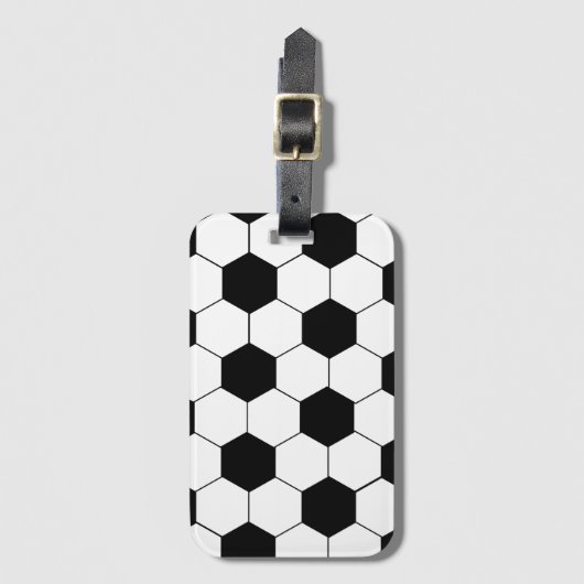 Fußballfan Gepäckanhänger (Vorderseite Vertikal)