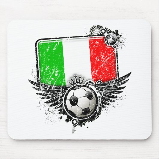 Fußballfan Italien Mousepad (Vorne)