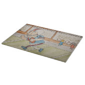 Fußballfan Schneidebrett (Ecke)