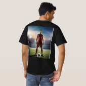 Fußballfan T-Shirts Design (Schwarz voll)