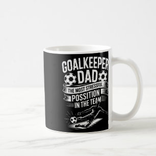 Fußballfan-Vater, die stressigste Position in T Kaffeetasse