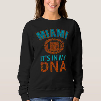Fußballfan von Miami City Novelty Sweatshirt