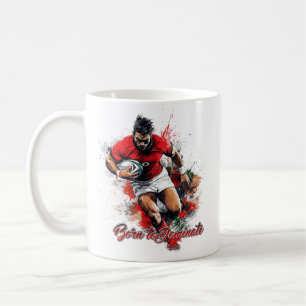 Fußballfans Grafik und Text Kaffeetasse