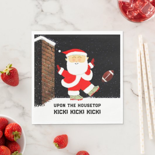 Fußballfeier Serviette (Beispiel)