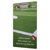 Fußballfeld, Bester Trainer Danke Klemmbrett (Links)