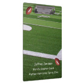 Fußballfeld, Bester Trainer Danke Klemmbrett (Rechts)