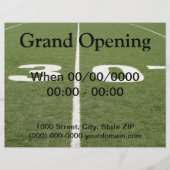 Fußballfeld Dreißig Flyer (Vorne)