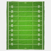 FUSSBALLFELD FLEECEDECKE (Vorderseite)