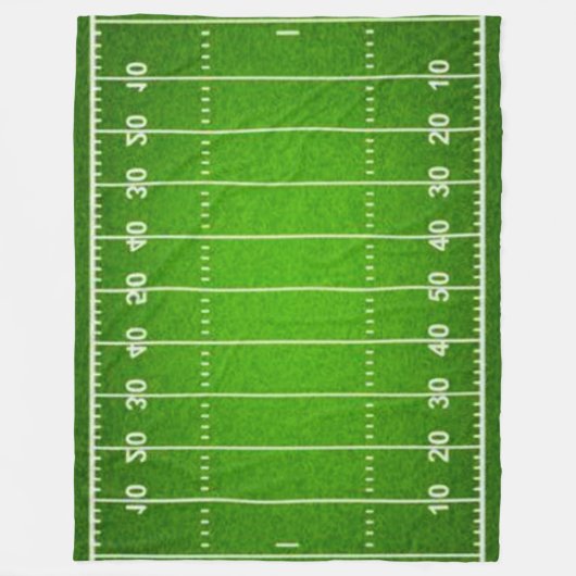 FUSSBALLFELD FLEECEDECKE (Vorderseite)