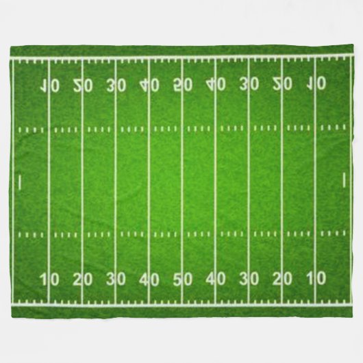 FUSSBALLFELD FLEECEDECKE (Vorderseite (Horizontal))