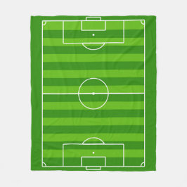 Fußballfeld / Fußballplatz Fußball Fußballsport Fleecedecke