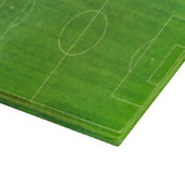 Fußballfeld / Fußballplatz (Stil Nr. 1) Schneidebrett (Ecke)