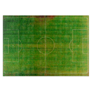 Fußballfeld / Fußballplatz (Stil Nr. 2) Schneidebrett