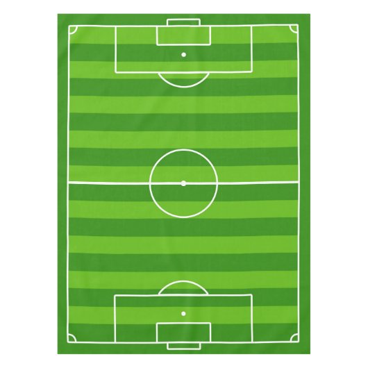 Fußballfeld/Fußballtisch Tischdecke (Vorderseite)