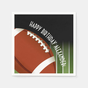 Fußballfeld Geburtstag Serviette