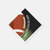 Fußballfeld Geburtstag Serviette (Ecke)