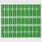 Fußballfeld Geschenkpapier (Flach)