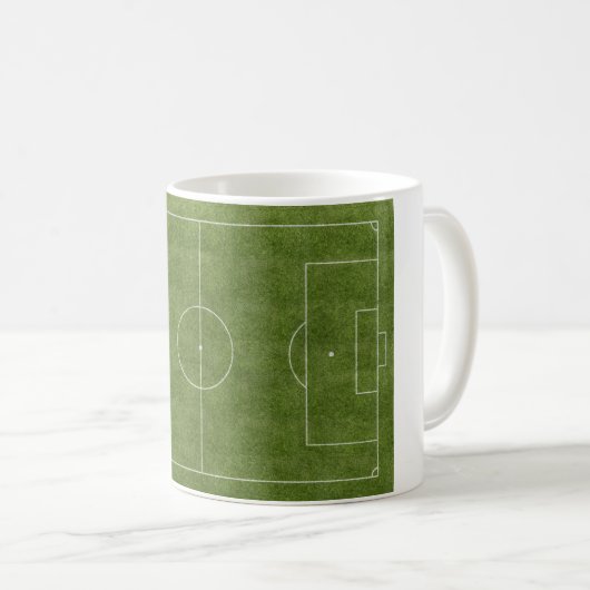 Fußballfeld Kaffeetasse (VorderseiteRechts)