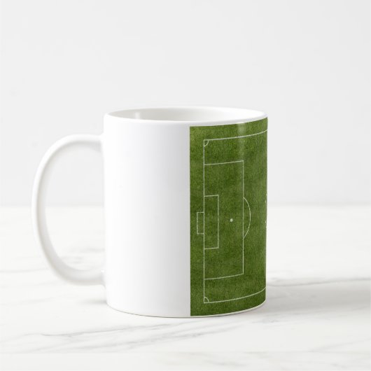 Fußballfeld Kaffeetasse (Links)