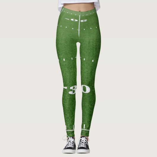 Fußballfeld Leggings (Vorderseite)