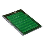 Fußballfeld-Notebook Notizblock (Rechte Seite)